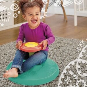 2008 Playskool Sit N Spin Toddler/Kids Toy Playschool Spinning Seat Round